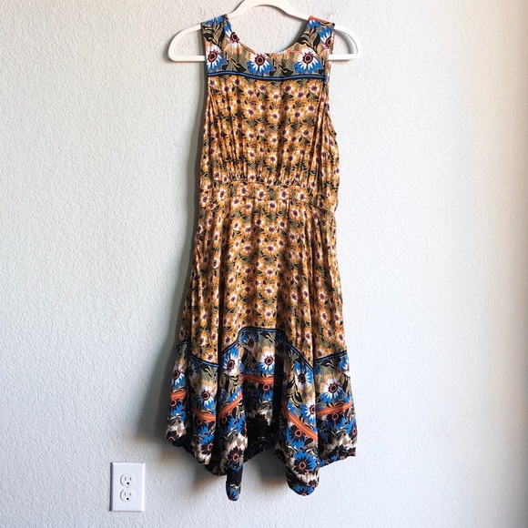 Anthropologie Maeve Imogen Midi Dress Mini Daisy Small OB1135023 - Picture 2 of 14